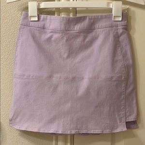 Light Purple Mini Skirt